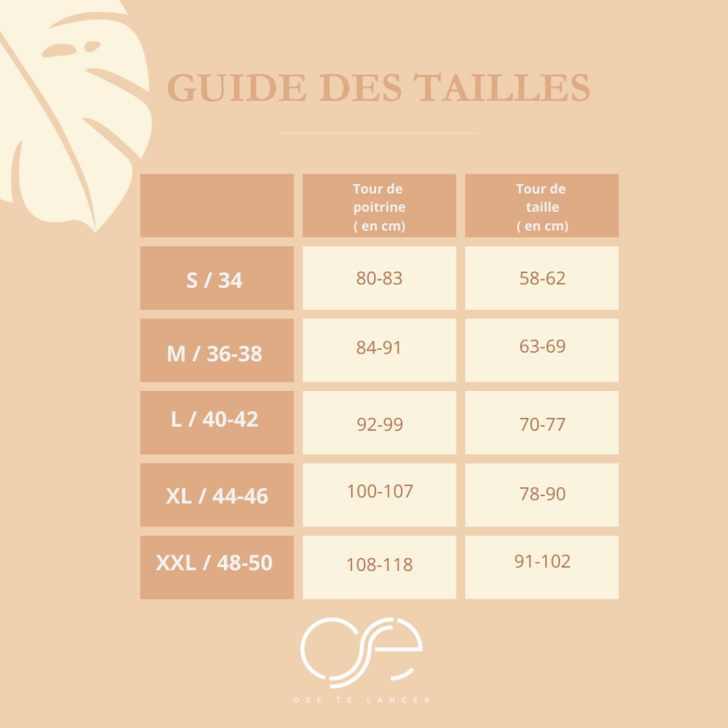 Guide des tailles